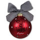 University of Alabama Glass Christmas Ornament Image 2 of 3